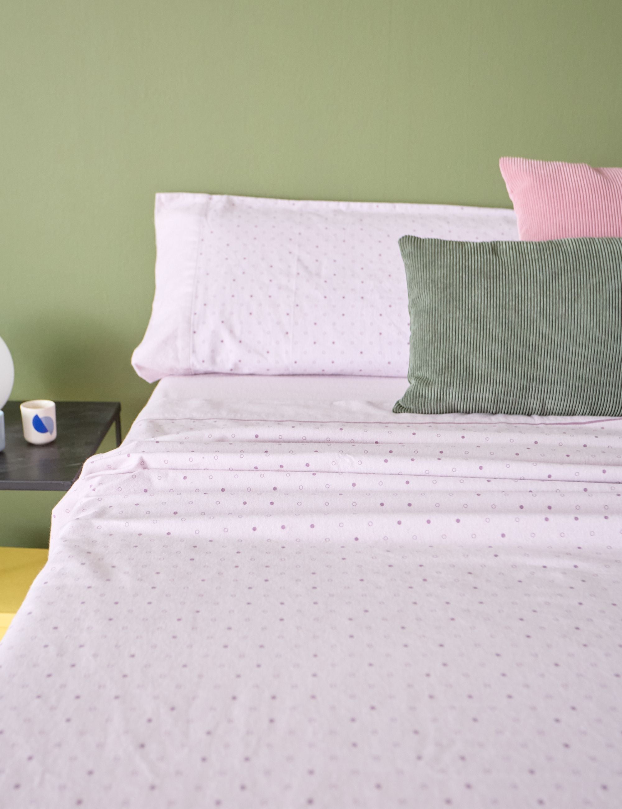 SÁBANAS FRANELA TOPOS 100% ALGODÓN