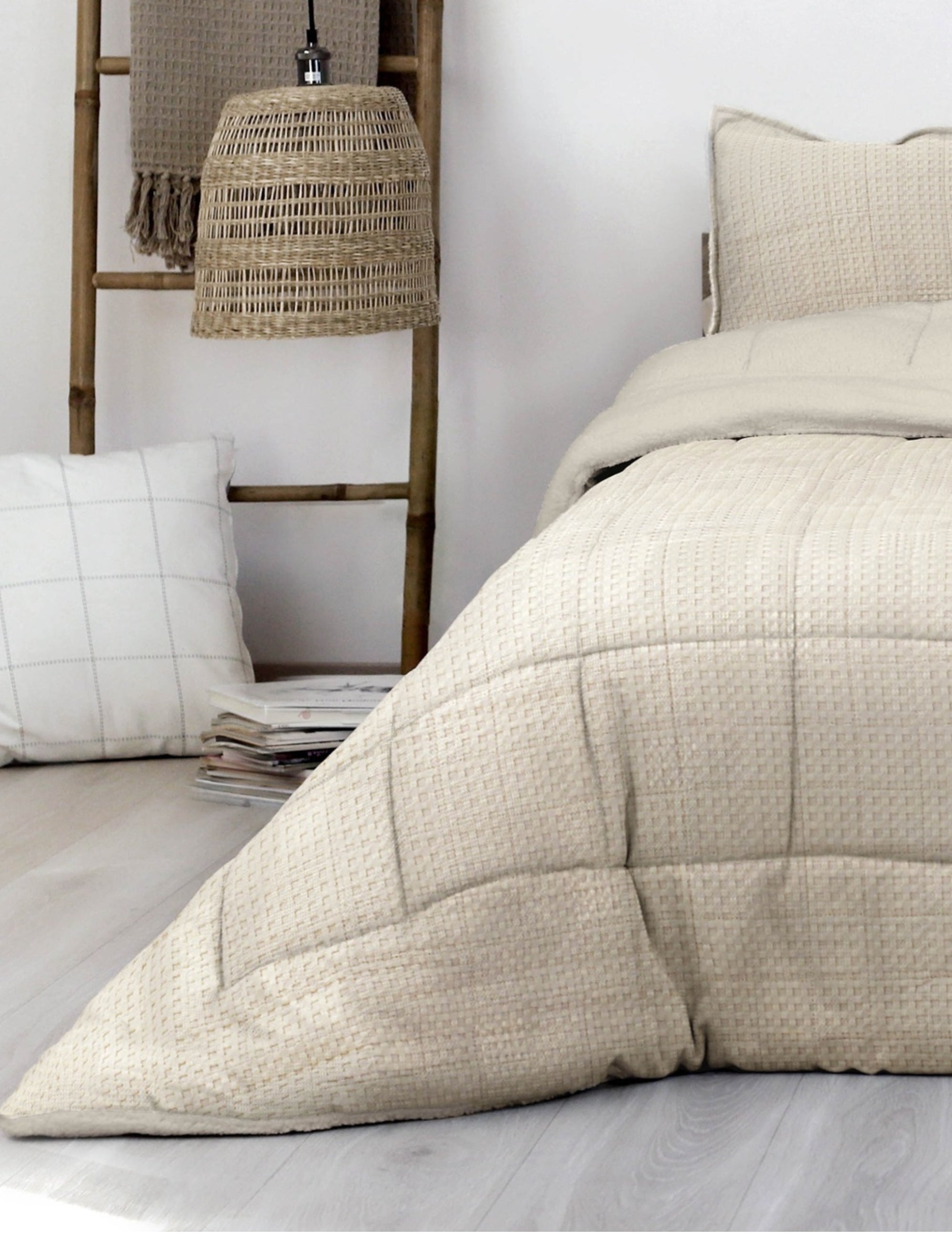 EDREDÓN SHERPA WAFFLE