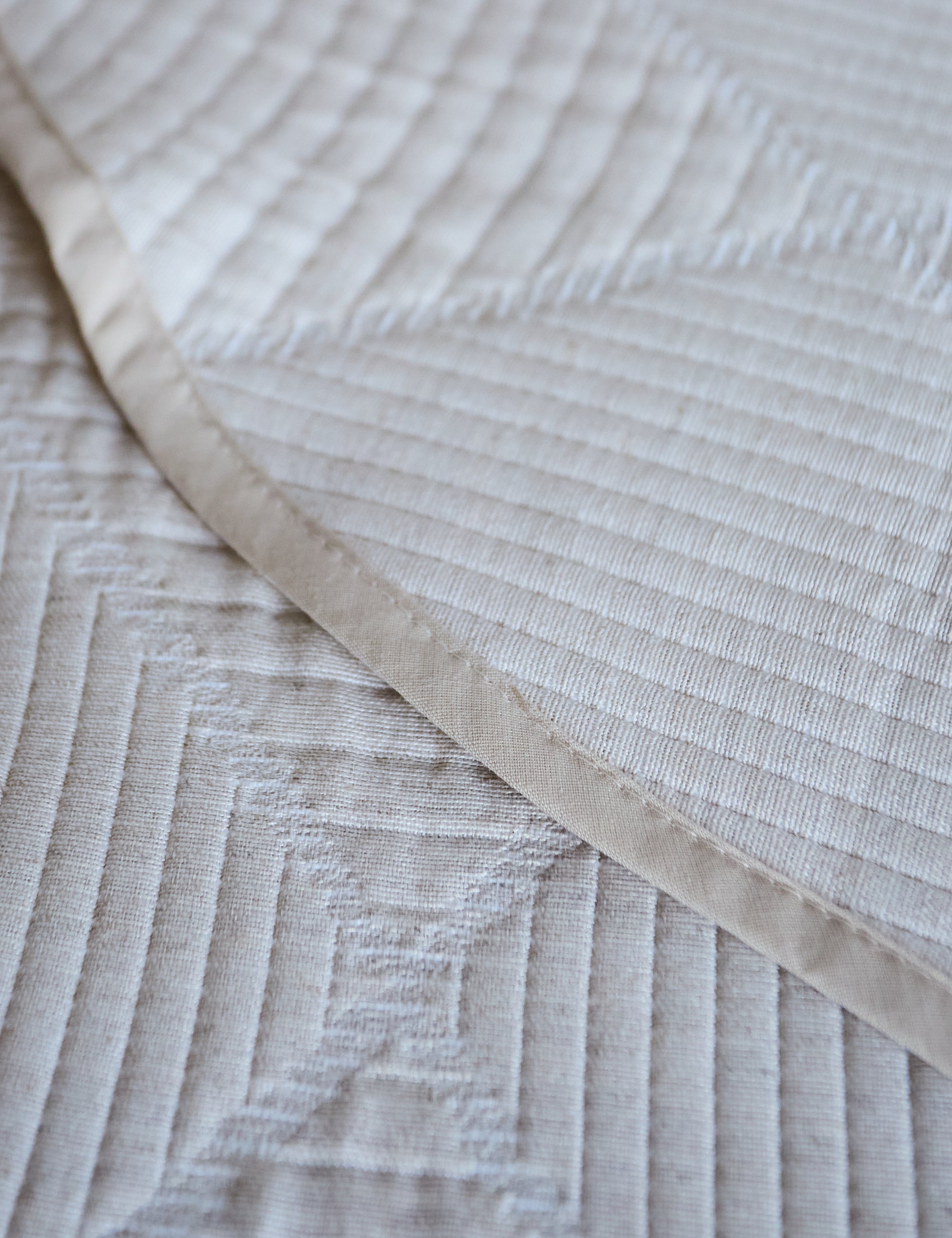 COLCHA 100% ALGODÓN ROMBO