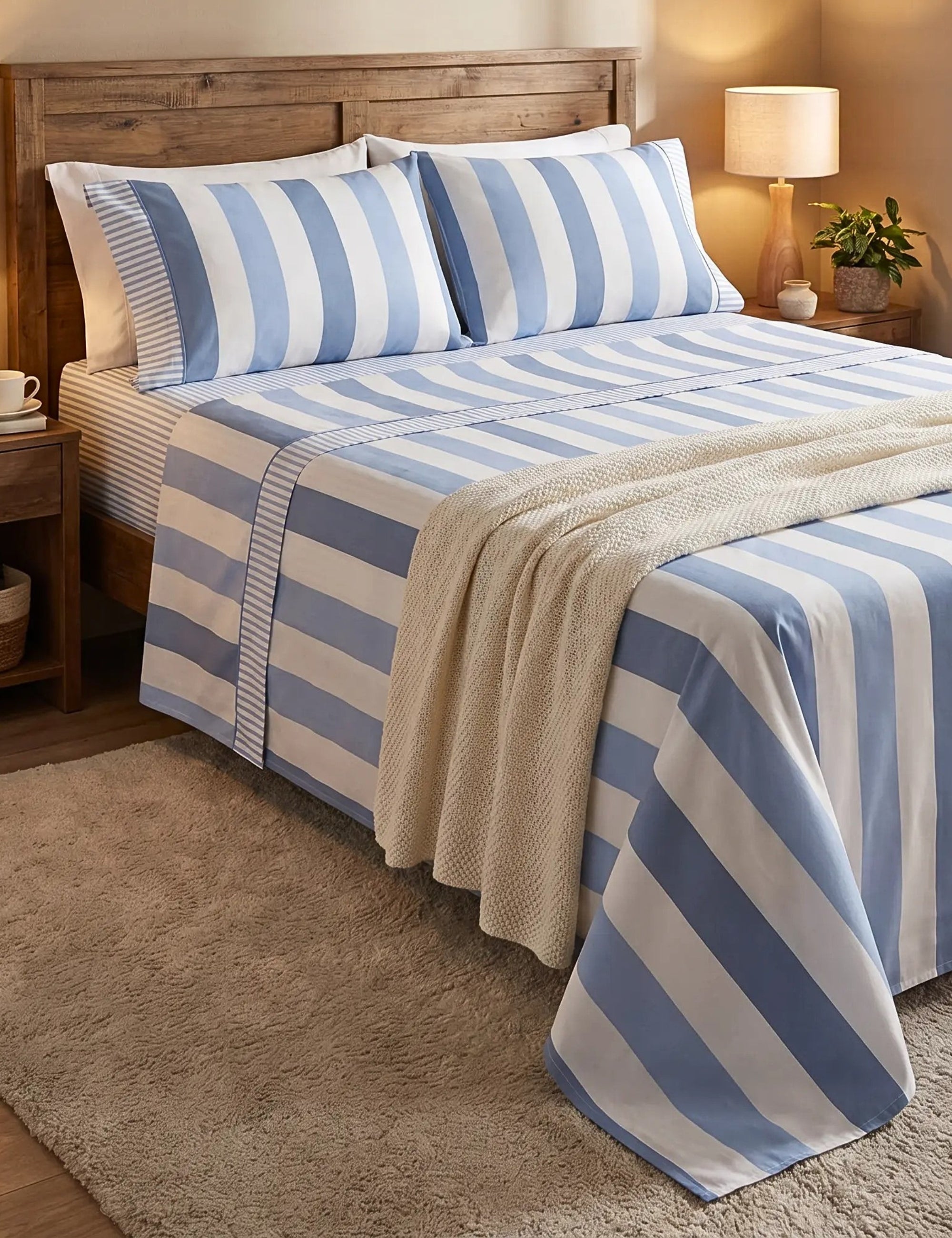 JUEGO DE SÁBANAS VERTICAL