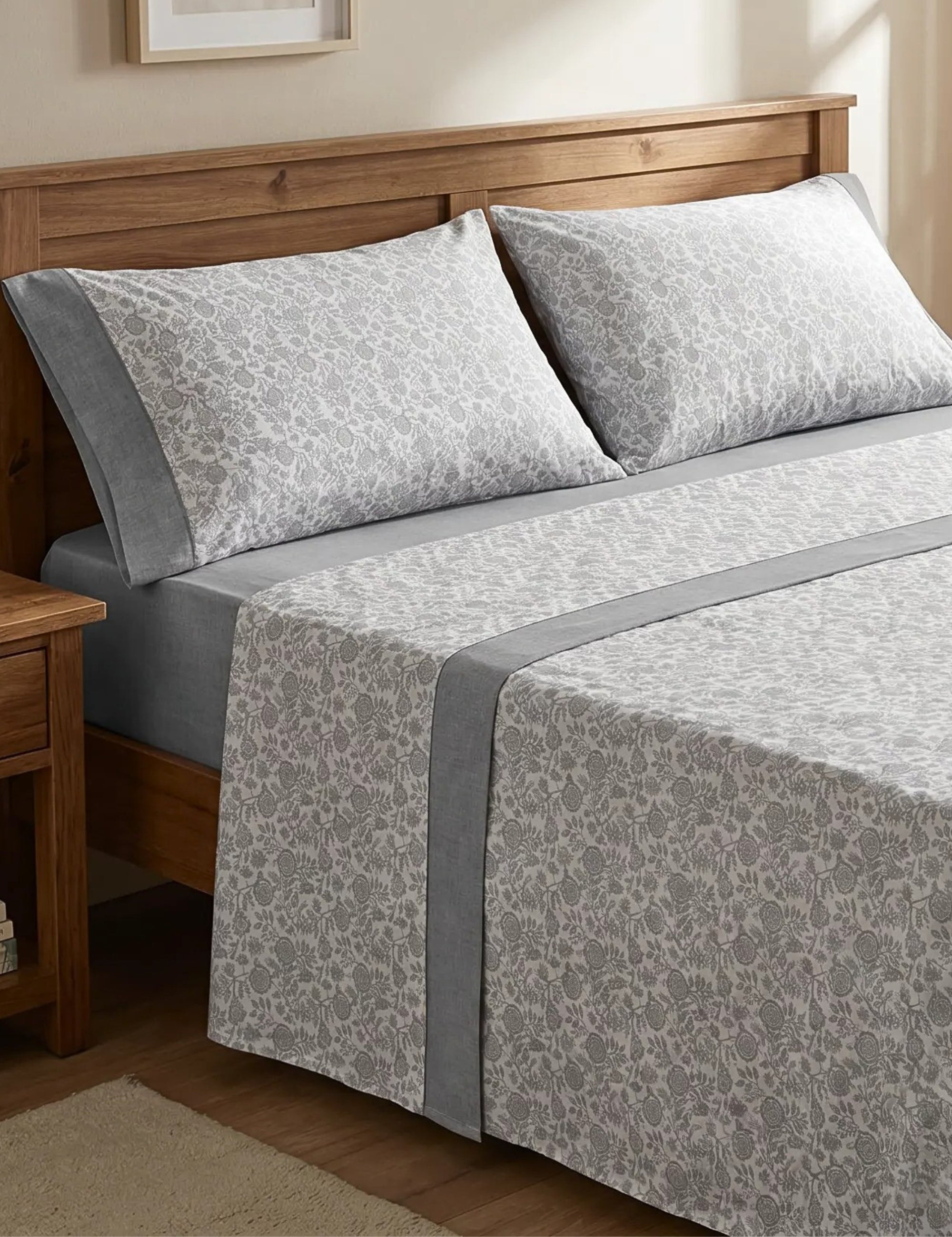 JUEGO DE SÁBANAS 100%  ALGODÓN MARGA