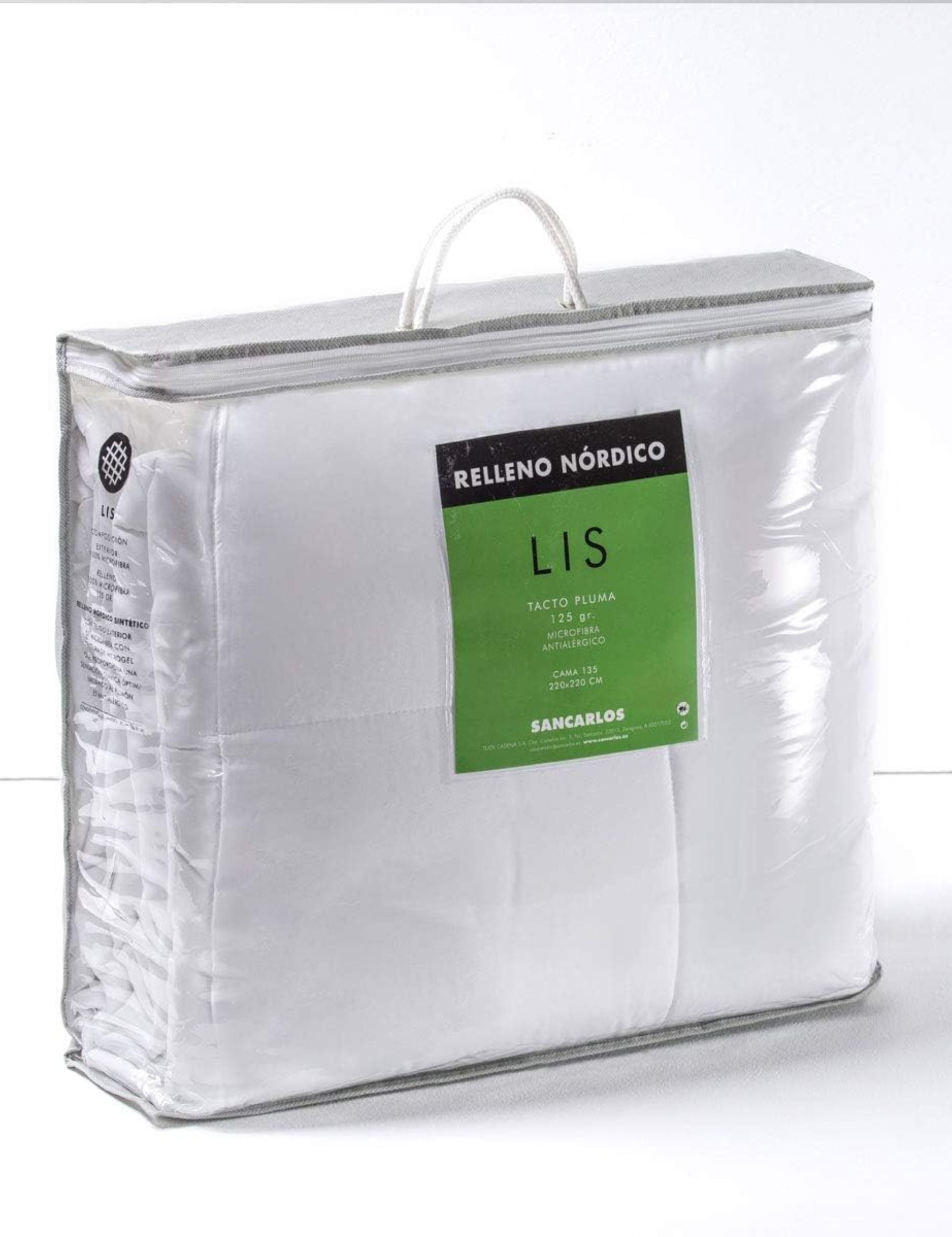 (125G) RELLENO NÓRDICO SINTÉTICO ANTIALÉRGICO LIS