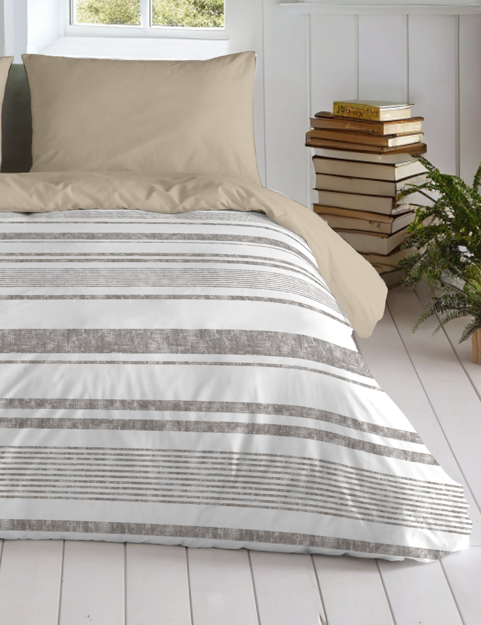 FUNDA NÓRDICA RAYAS