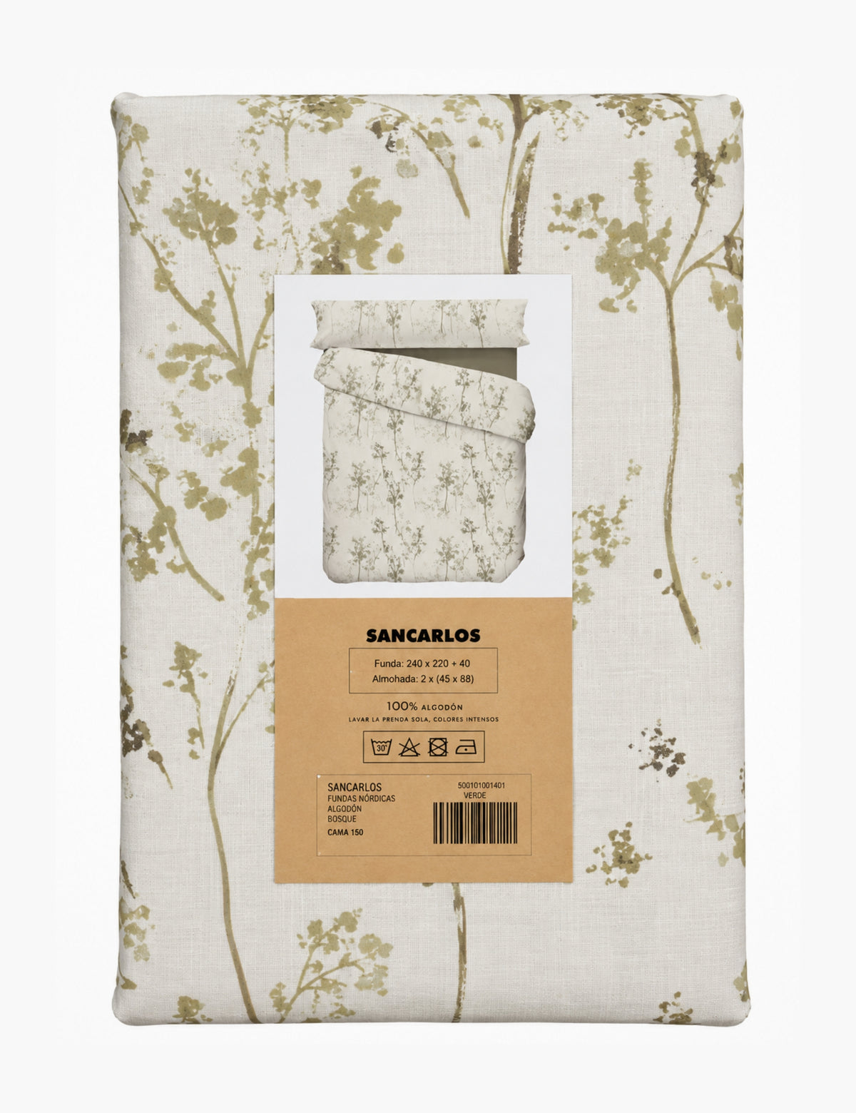FUNDA NÓRDICA 100% ALGODÓN BOSQUE