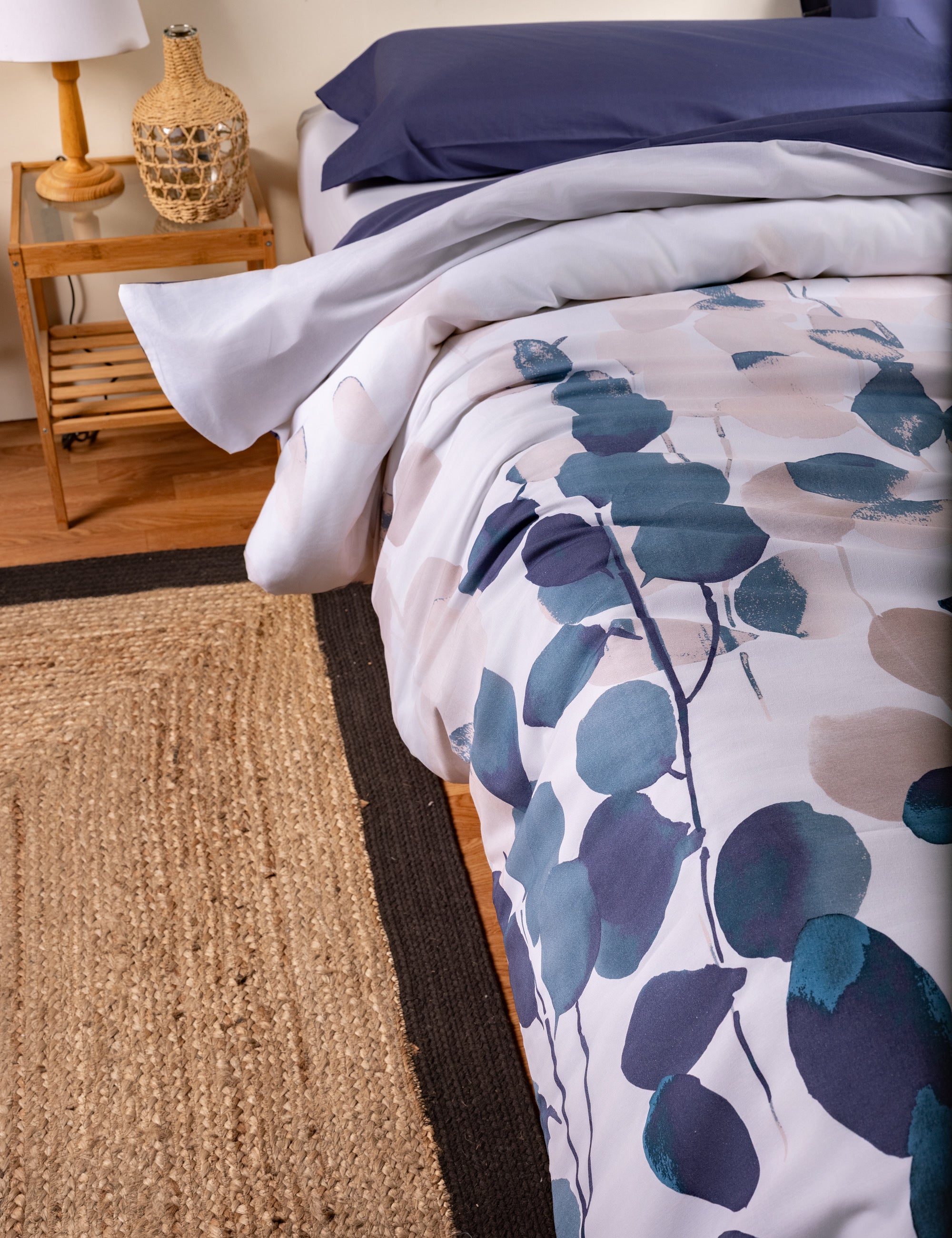 FUNDA NÓRDICA 100% ALGODÓN FLORES